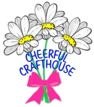 Cheerful Crafthouse, Homecoming mums and garters. Daisy, Green, Royal Blue and Pink, Bows.